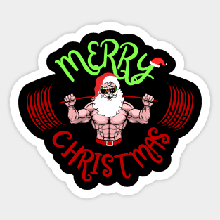 Merry Christmas (Santa Squatmas) Sticker